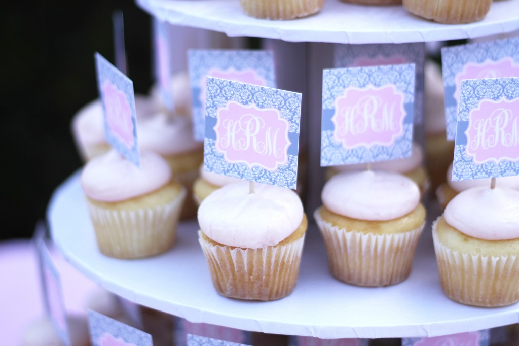 Damask Monogram Birthday party 