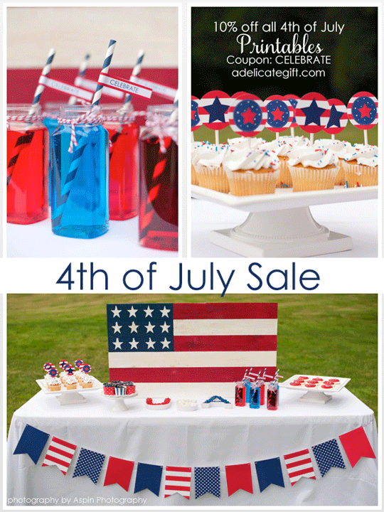 4th of July Printable Sale